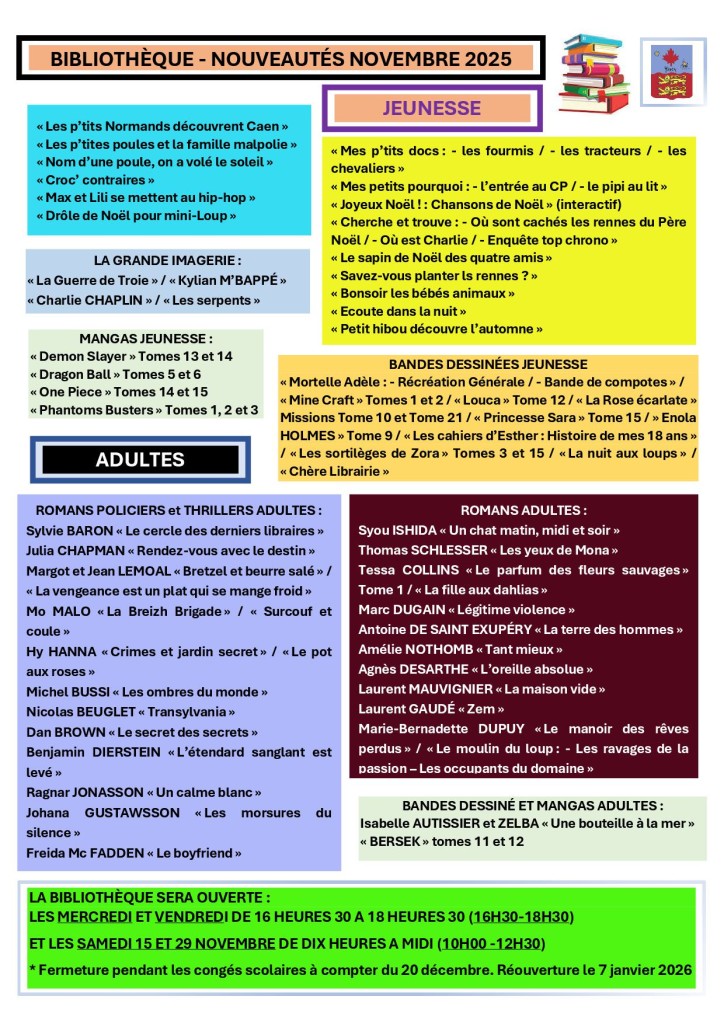Bibliothèque_Nouveautés_Novembre-2025